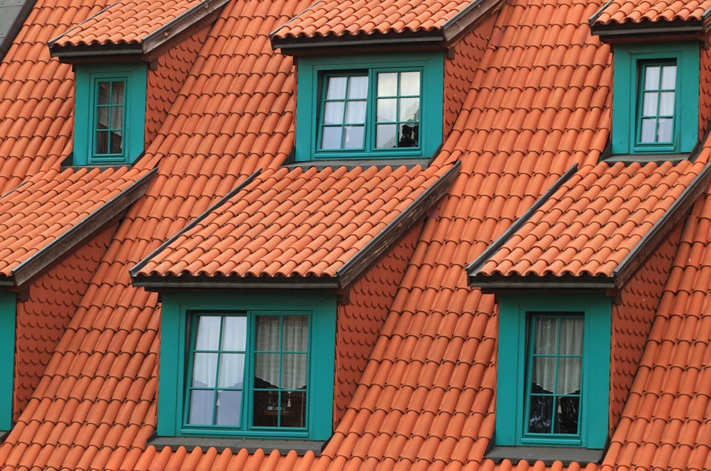 house with orange roof